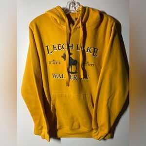 Leech Lake Yellow Graphic Hoodie